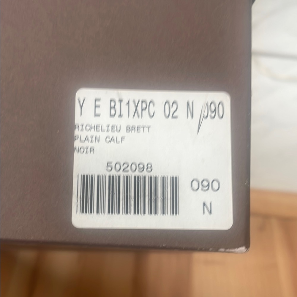 Louis Vuitton Richelieu Brett Black Oxfords